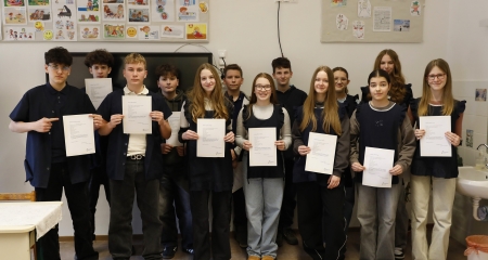 Büszkeségeink – nyolcadikosok – német A2 szintmérő