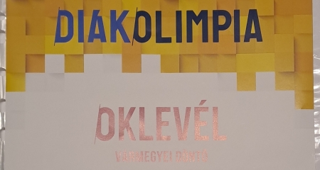Diákolimpia vármegyei döntője